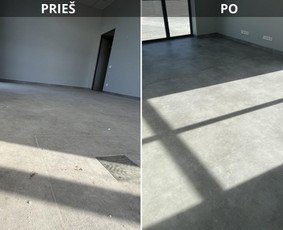 Valymas po remonto