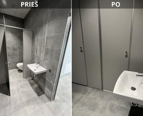 Sanitarinių patalpų valymas
